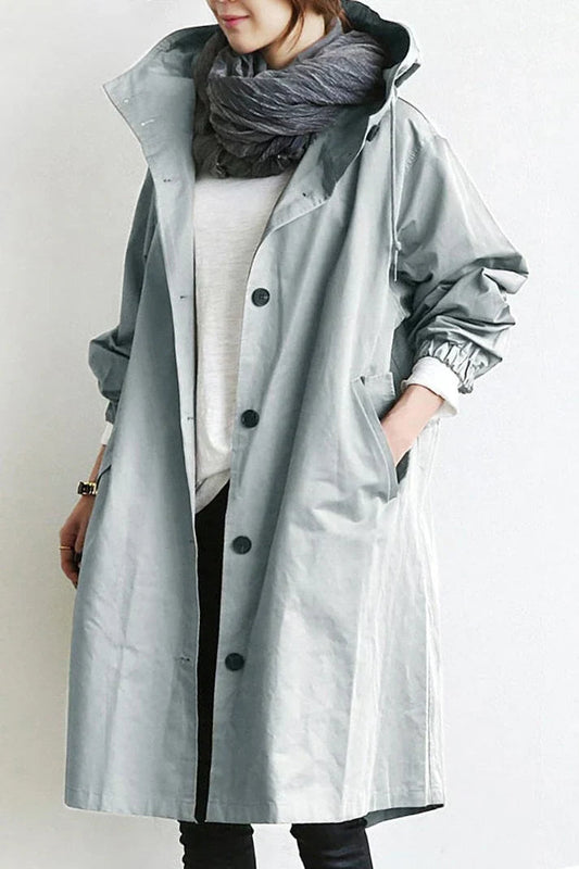 Xochitl | Long Coat for Women with Hood — Chic Modern & Versatile