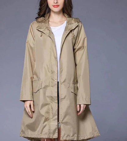 Yamina-Pink | Women's Fine Hooded Parka — Simplicity & Elegance in Daily Life