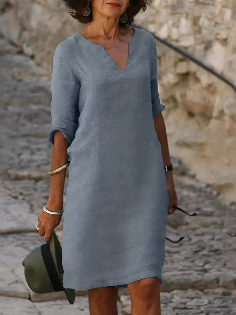 Casual 3/4 Sleeve Emily Dress