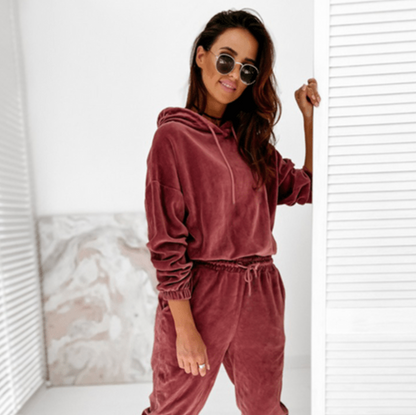 Women's tracksuit | hooded jacket and jogging pants
