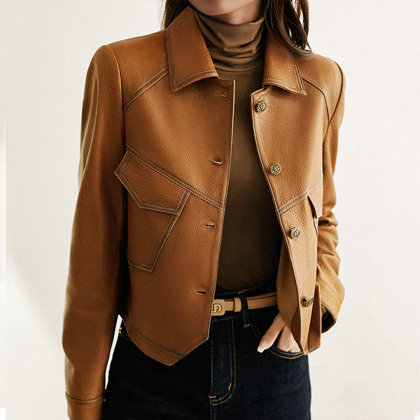 Binti | Vintage Leather Jacket for Women