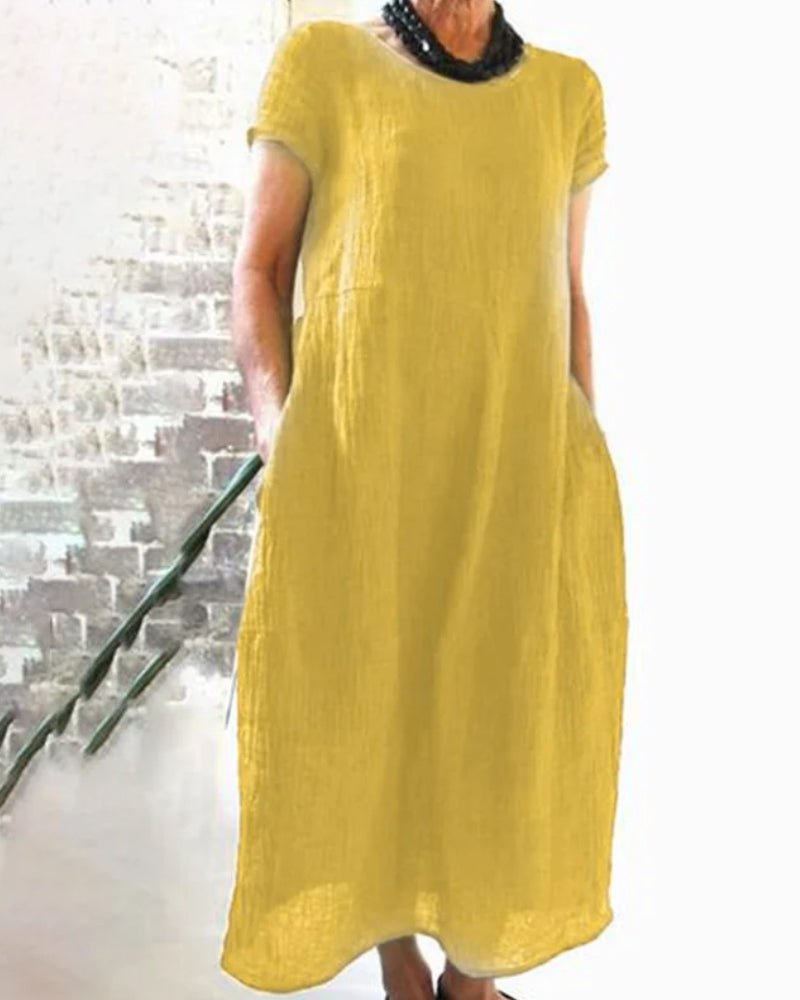 Image of Delilah | Women's Relaxed Fit Midi Dress