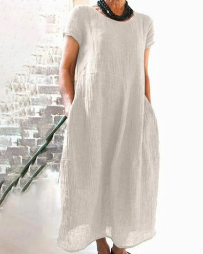 Image of Delilah | Women's Relaxed Fit Midi Dress