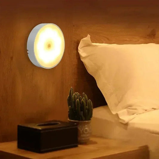 Wireless motion sensor adhesive LED lamp