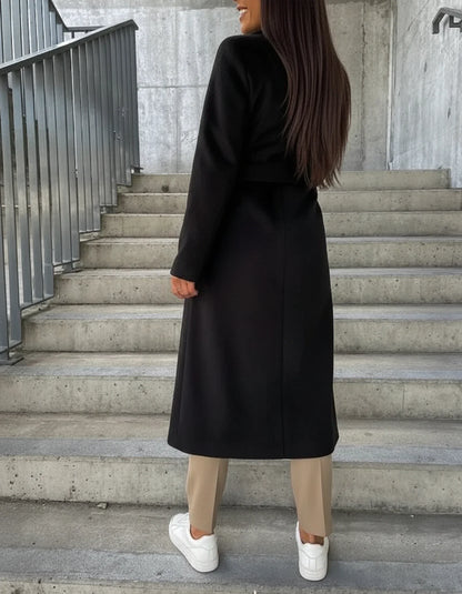 Warm Fitted Ladies Winter Parka Coat