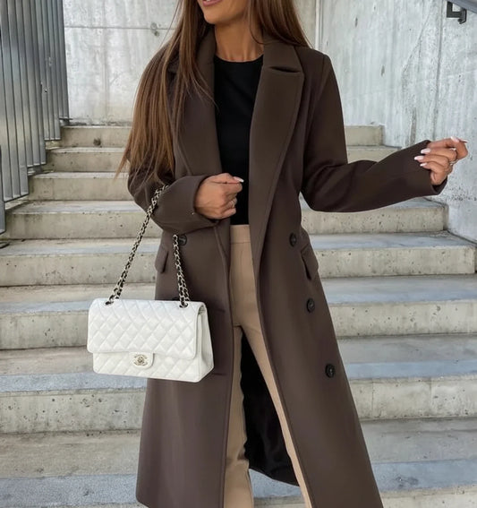 Warm Fitted Ladies Winter Parka Coat - Olytrend