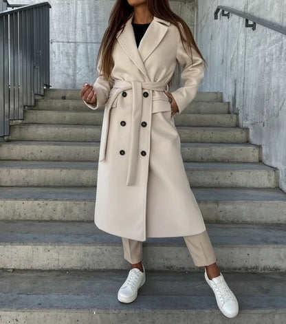 Warm Fitted Ladies Winter Parka Coat