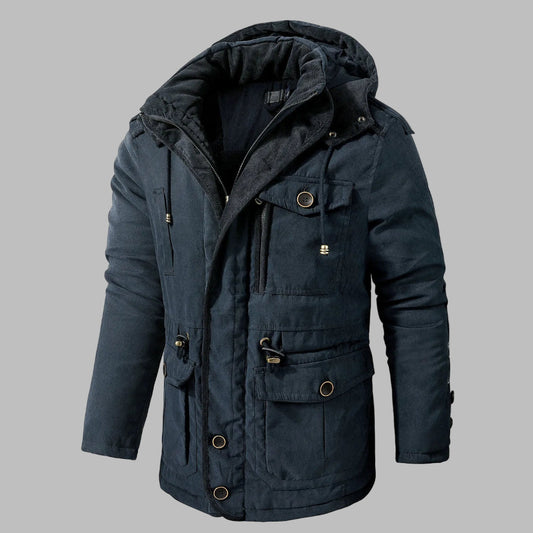 Warm Insulated Mens Parka Coat - Olytrend