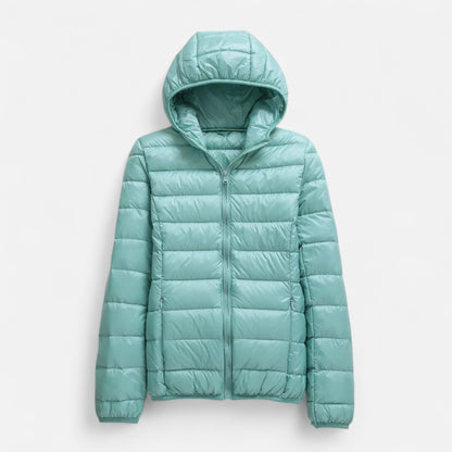 Ancient World | Elegant Women's Lightweight Hooded Down Jacket