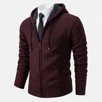 Ancient World | Men's Fleece Jacket with Zip and Stand-up Collar