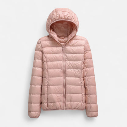 Ancient World | Elegant Women's Lightweight Hooded Down Jacket