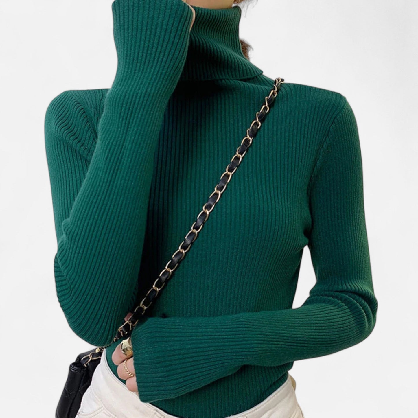 Ancient World | Soft Turtleneck Sweater Woman