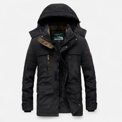 Ancient World | Long Men's Winter Thick Parka with Hood