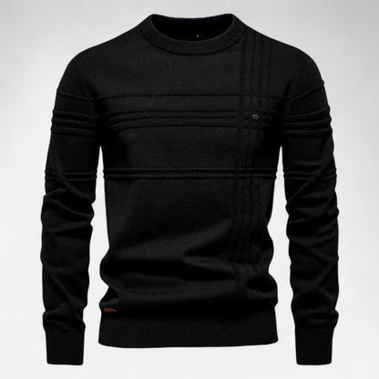 Ancienne Monde | Classic Men's Striped Sweater in Soft Cotton