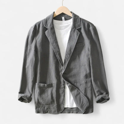 Ancient World | Men's Linen Oversized Safari Chic Blazer