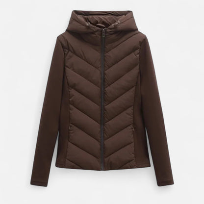 Ancient World | Women's Patchwork Hooded Down Jacket