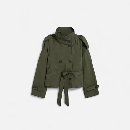 Ancient World | Women's Short Belted Trench Coat