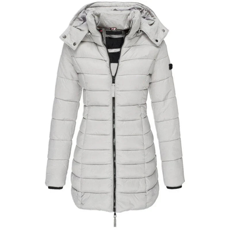 Zara hooded down jacket