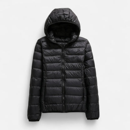 Ancient World | Elegant Women's Lightweight Hooded Down Jacket