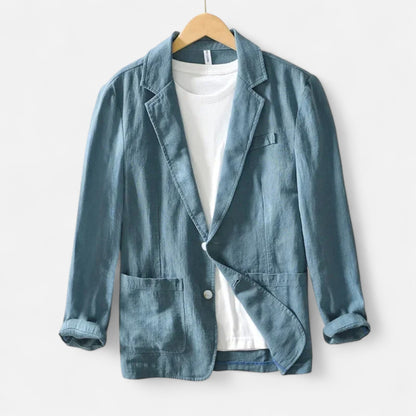 Ancient World | Men's Linen Oversized Safari Chic Blazer