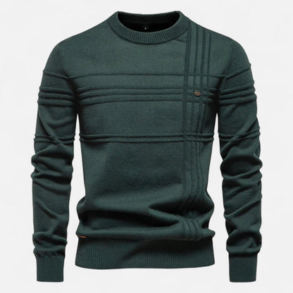 Ancienne Monde | Classic Men's Striped Sweater in Soft Cotton