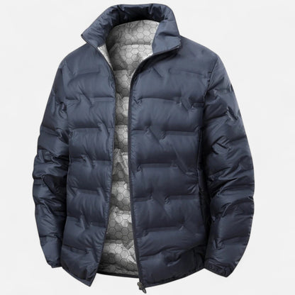 Ancient World | Men's Winter Puffer Jacket with Stand-up Collar