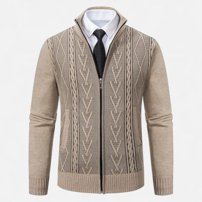 Ancient World | Men's Quilted Jacket Warm Knit
