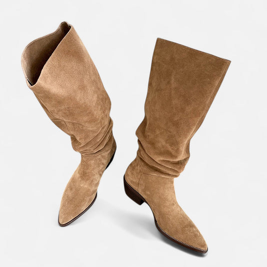 Ancient World | Women's Elegant Pointed Suede Boots