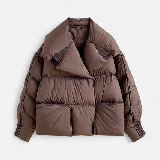 Ancient World | Women's Down Jacket 90% Down with Removable Sleeves