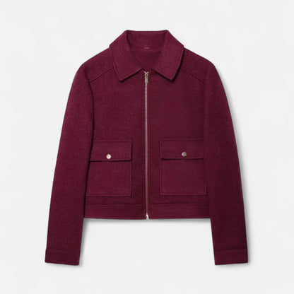 Ancient World | Elegant Women's Short Zipped Jacket