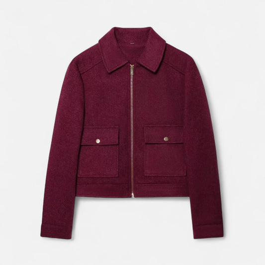 Ancient World | Elegant Women's Short Zipped Jacket