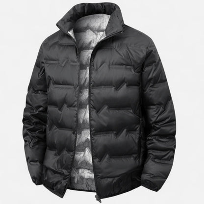 Ancient World | Men's Winter Puffer Jacket with Stand-up Collar