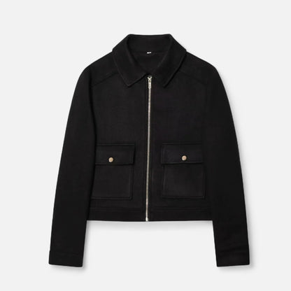 Ancient World | Elegant Women's Short Zipped Jacket