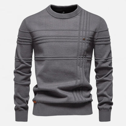 Ancienne Monde | Classic Men's Striped Sweater in Soft Cotton