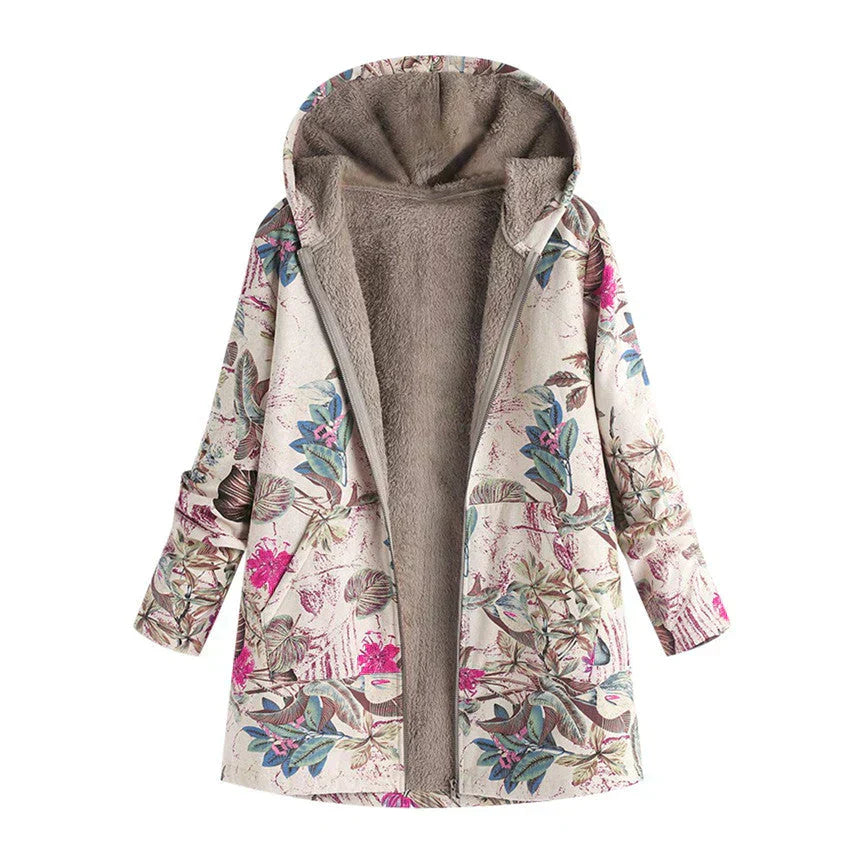 Warm Women's Lightweight Hooded Spring Coat - Olytrend