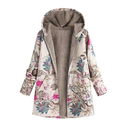 Warm Women's Lightweight Hooded Spring Coat - Olytrend