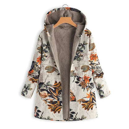 Warm Women's Lightweight Hooded Spring Coat