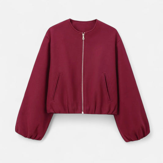 Ancient World | Women's Retro Round Zip Jacket