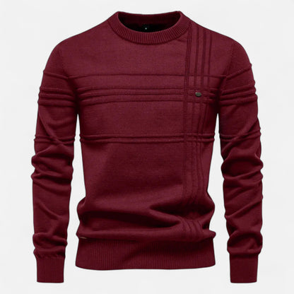 Ancienne Monde | Classic Men's Striped Sweater in Soft Cotton