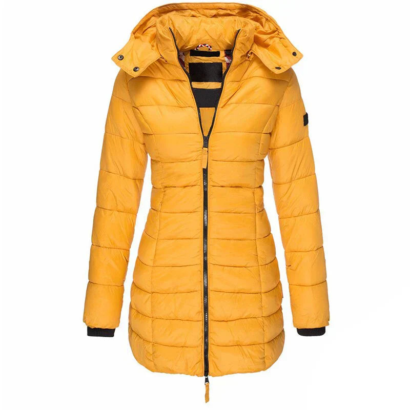 Zara hooded down jacket