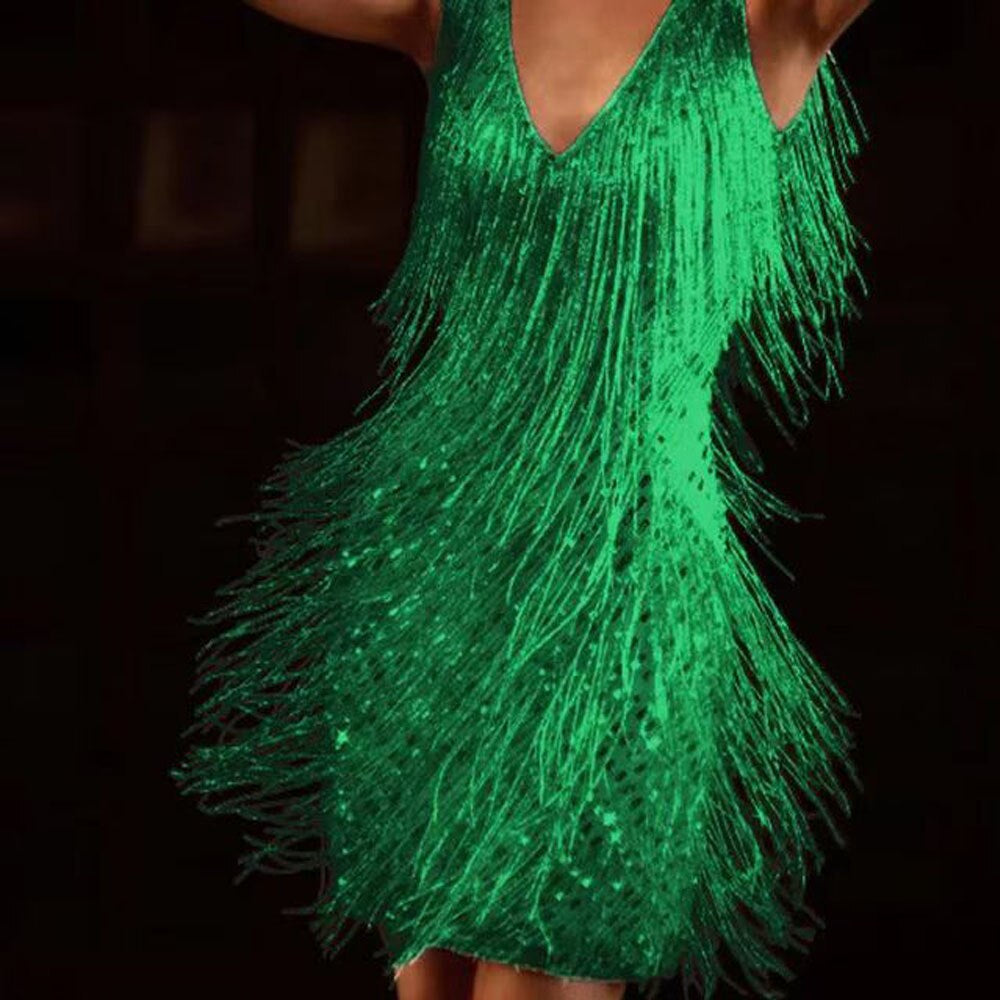 Women's Fringe Party Dress | Mini