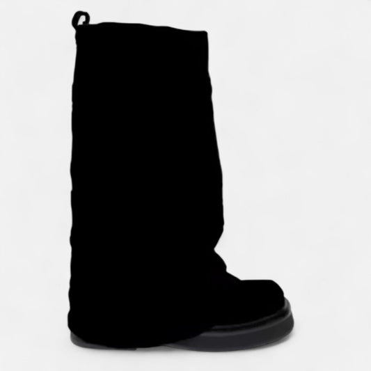 Ancient World | Women's High Boots Pleated Thick Sole