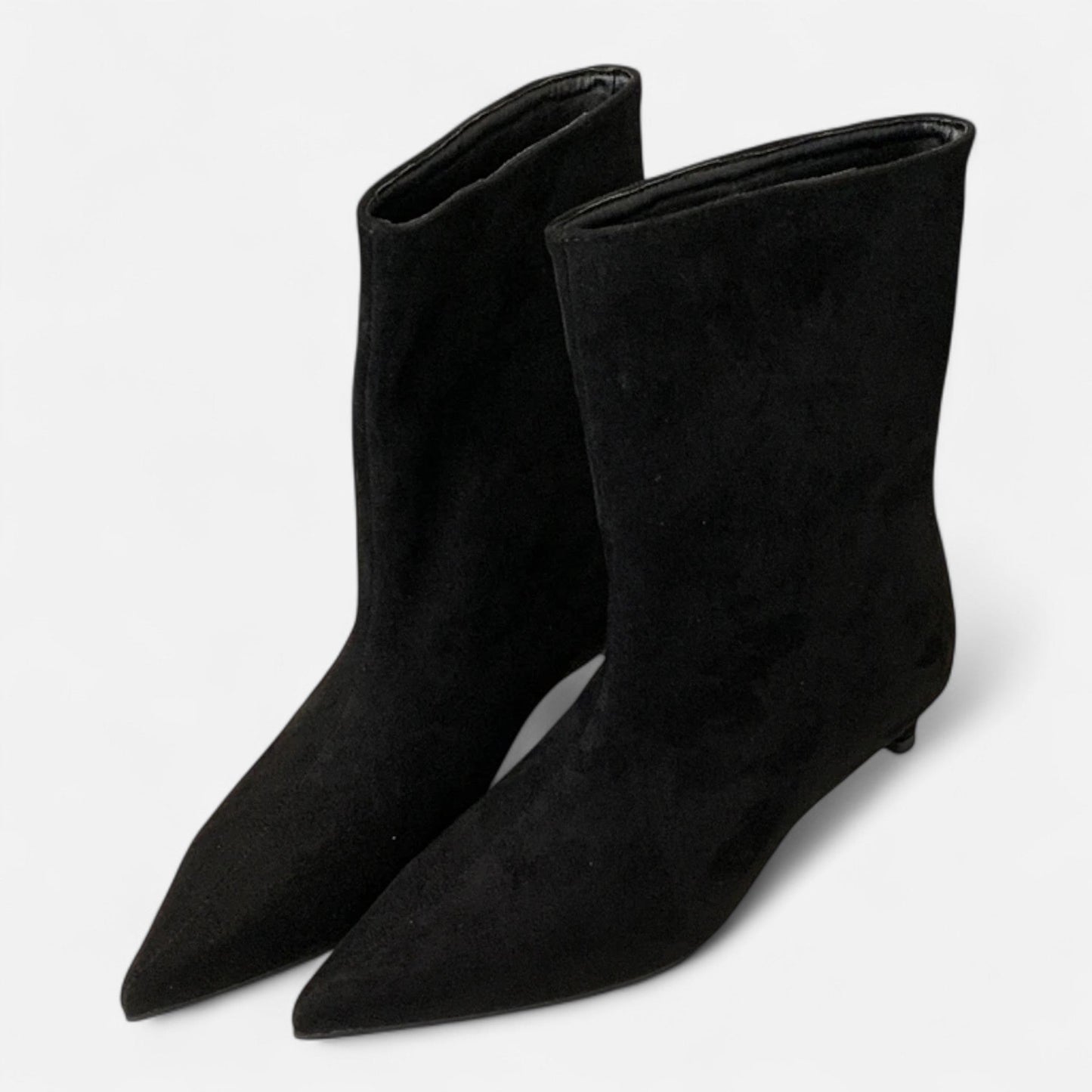Ancient World | Women's Pointed Low Heel Vintage Ankle Boots