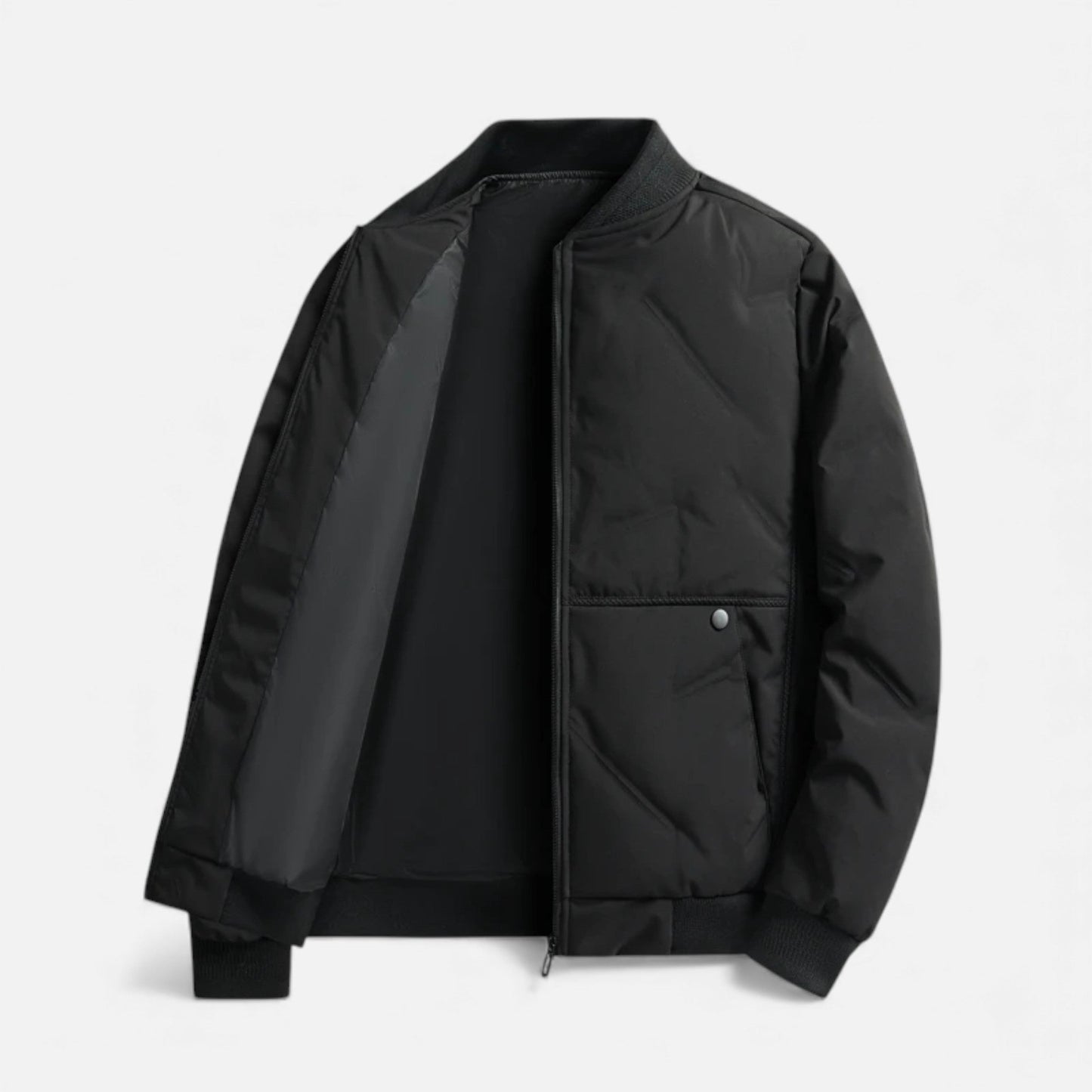 Ancient World | Men's Bomber Jacket Puffer – Light and Warm Coat for Autumn & Winter