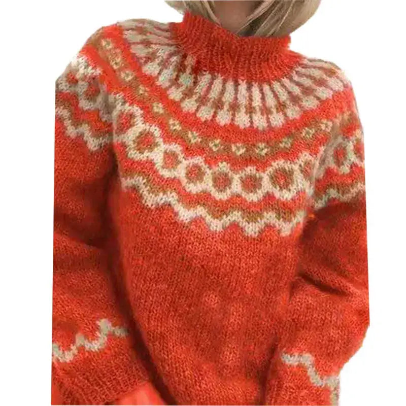 Women's Nordic Sweater | Geometric