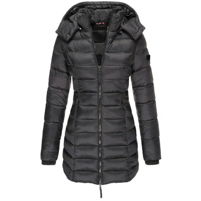 Zara hooded down jacket