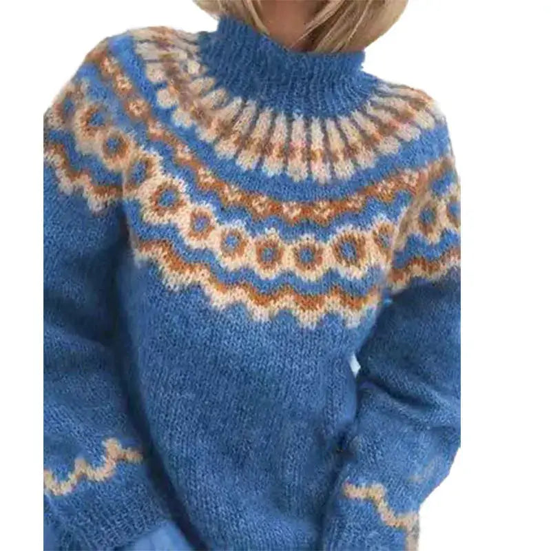 Women's Nordic Sweater | Geometric