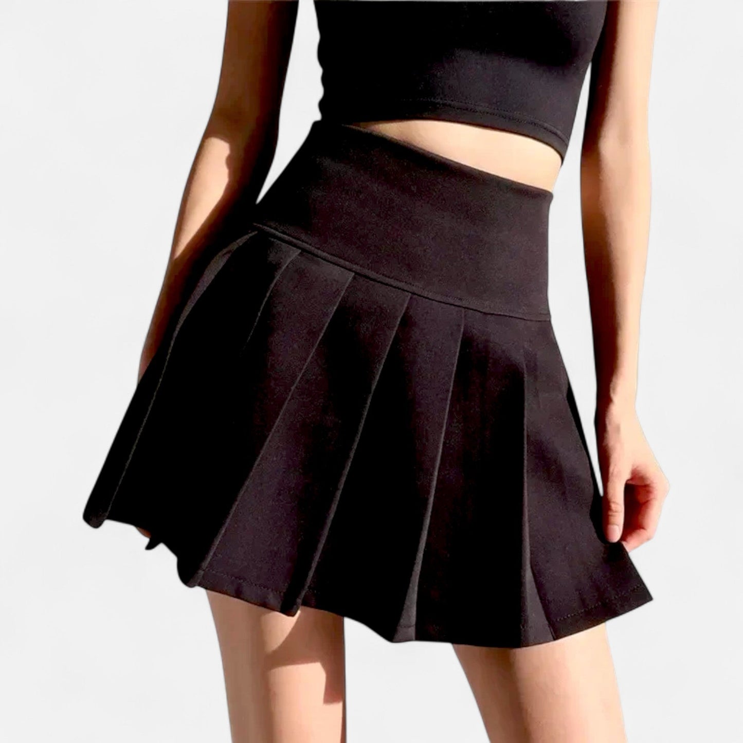 Ancient World | Elegant High Waist Pleated Women's Skirt