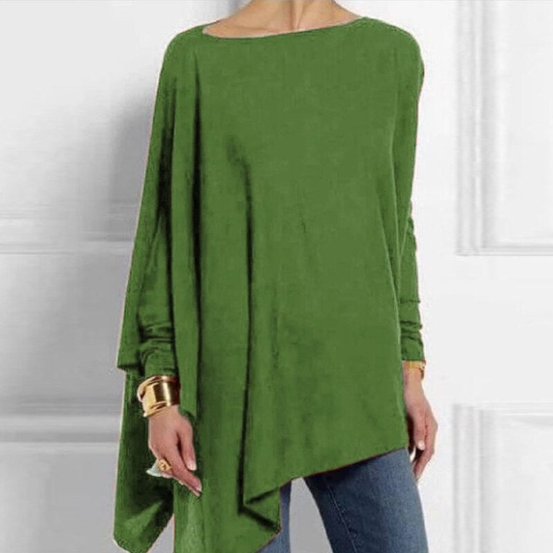 Aliona | Elegant Round Neck and Long Sleeves