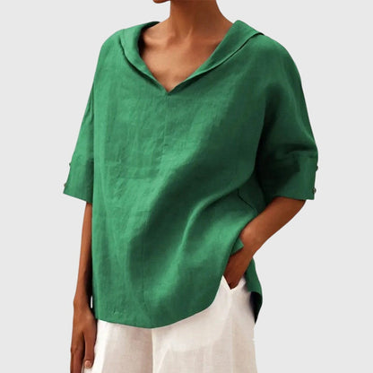 Women's Classic Black Top Blouse